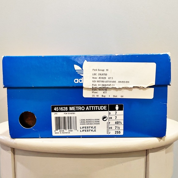 RARE NWT Adidas Metro Attitude Red Houndstooth sz 7.5 Mens / 9 Womens Sneakers - Picture 4 of 13